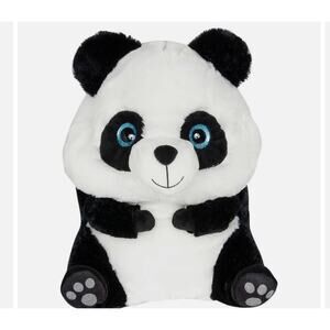 Nanco Belly Buddies Panda 12” Glitter Eyes Plush Stuffed Animal
